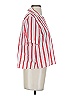 Harshman 100% Cotton Stripes Red Short Sleeve Blouse Size S - photo 4