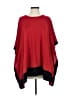 Calvin Klein 100% Acrylic Red Poncho Size S - photo 1