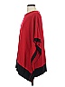 Calvin Klein 100% Acrylic Red Poncho Size S - photo 5