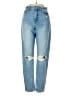 American Eagle Outfitters Hearts Blue Jeans Size 0 - photo 1
