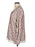 Lomon Tan Long Sleeve Blouse Size L (estimated) - photo 5