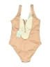 Cupshe Solid Tan One Piece Swimsuit Size L - photo 2