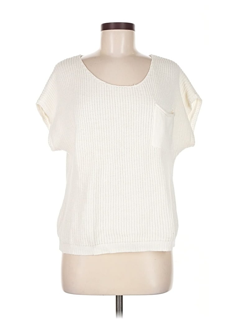 Pre-owned Sincerely Jules Cardigan Sweater In White