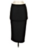 Topshop Chevron-herringbone Black Formal Skirt Size 2 - photo 1