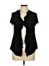 Perceptions Black Short Sleeve Blouse Size 12 - photo 1