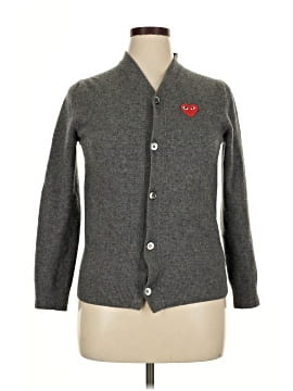 Play Comme Des Garçons Wool Cardigan