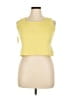 St. John Collection Yellow Sleeveless Top Size XL - photo 1