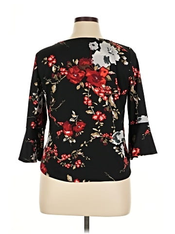 A. Byer 3/4 Sleeve Blouse (view 2)