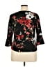 A. Byer Black 3/4 Sleeve Blouse Size XL - photo 2