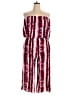 Bebop 100% Rayon Graphic Burgundy Jumpsuit Size XL - photo 1