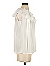 Kate Spade New York 100% Polyester Ivory Sleeveless Blouse Size XS - photo 4