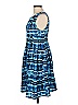 Calvin Klein Tweed Blue Casual Dress Size L - photo 5