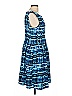 Calvin Klein Tweed Blue Casual Dress Size L - photo 4