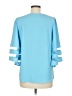 Unbranded 100% Polyester Blue 3/4 Sleeve Top Size M - photo 2