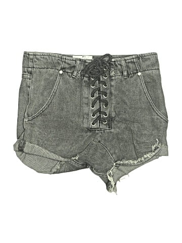 One by One Teaspoon Denim Shorts (view 1)