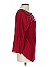 Papermoon 100% Polyester Burgundy 3/4 Sleeve Blouse Size L (petite) - photo 4