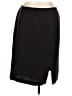 DressBarn 100% Polyester Solid Black Brown Formal Skirt Size 16 - photo 2
