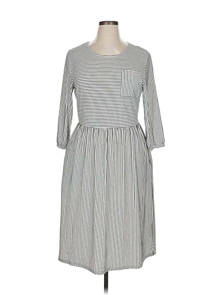Pre-owned Merokeety Casual Dress In Gray