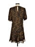 Jessica Simpson 100% Polyester Paisley Brown Cocktail Dress Size 4 - photo 2