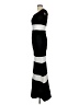 Xscape Stripes Black Casual Dress Size 6 - photo 5