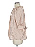 Current Air 100% Polyester Pink Tan 3/4 Sleeve Blouse Size XS - photo 5