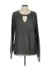 Hem & Thread Gray Pullover Sweater Size L - photo 1