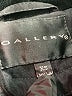 Gallery 100% Polyester Solid Black Raincoat Size XS - photo 6