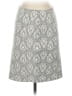 J. McLaughlin Chevron-herringbone Gray Casual Skirt Size XS - photo 1