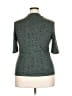 Noir Tweed Green Short Sleeve Turtleneck Size XXL - photo 2