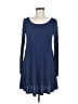 Unbranded Solid Blue Casual Dress Size M - photo 1