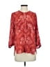 Akemi + Kin 100% Viscose Red 3/4 Sleeve Blouse Size S - photo 1