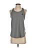 Adidas 100% Polyester Gray Active Tank Size S - photo 1