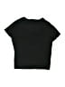 Aqua 100% Cotton Black Short Sleeve Top Size XS (kids) - photo 2