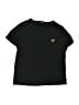 Aqua 100% Cotton Black Short Sleeve Top Size XS (kids) - photo 1