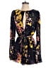 XIX Palms 100% Rayon Floral Black Romper Size Sm (2) - photo 1