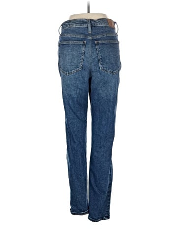 Madewell 10" High-Rise Skinny Jeans in Wendover Wash: TENCEL&trade; Denim Edition (view 2)