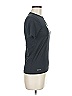 Nike 100% Polyester Gray Black Active T-Shirt Size M - photo 4