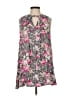Umgee Floral Gray Sleeveless Blouse Size S - photo 1