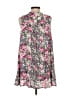 Umgee Floral Gray Sleeveless Blouse Size S - photo 2