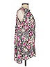 Umgee Floral Gray Sleeveless Blouse Size S - photo 4