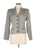 I.Magnin Chevron-herringbone Gray Blazer Size 6 - photo 1