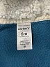 Carter's 100% Polyester Stripes Teal Coat 3-6 MO / 6 MO - photo 3