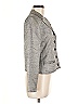 I.Magnin Chevron-herringbone Gray Blazer Size 6 - photo 4