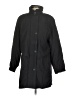 Gallery 100% Polyester Solid Black Raincoat Size XS - photo 1