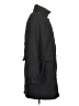 Gallery 100% Polyester Solid Black Raincoat Size XS - photo 4