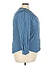 MASON & BELLE Blue Long Sleeve Blouse Size 3X - photo 4