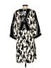 CAbi 100% Polyester Print Black Casual Dress Size S - photo 2