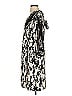 CAbi 100% Polyester Print Black Casual Dress Size S - photo 5