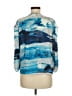 DKNY 100% Polyester Blue 3/4 Sleeve Blouse Size M (petite) - photo 2