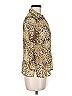 Elementz Animal Print Gold 3/4 Sleeve Blouse Size M (petite) - photo 4
